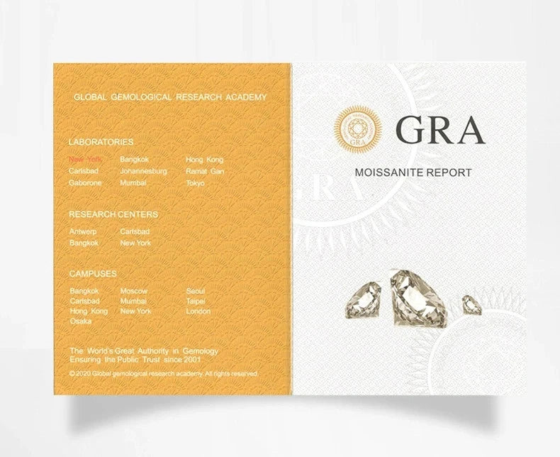 GRA Moissanite Promise Ring for Her | Free Custom Engraving | Adjustable Silver Band