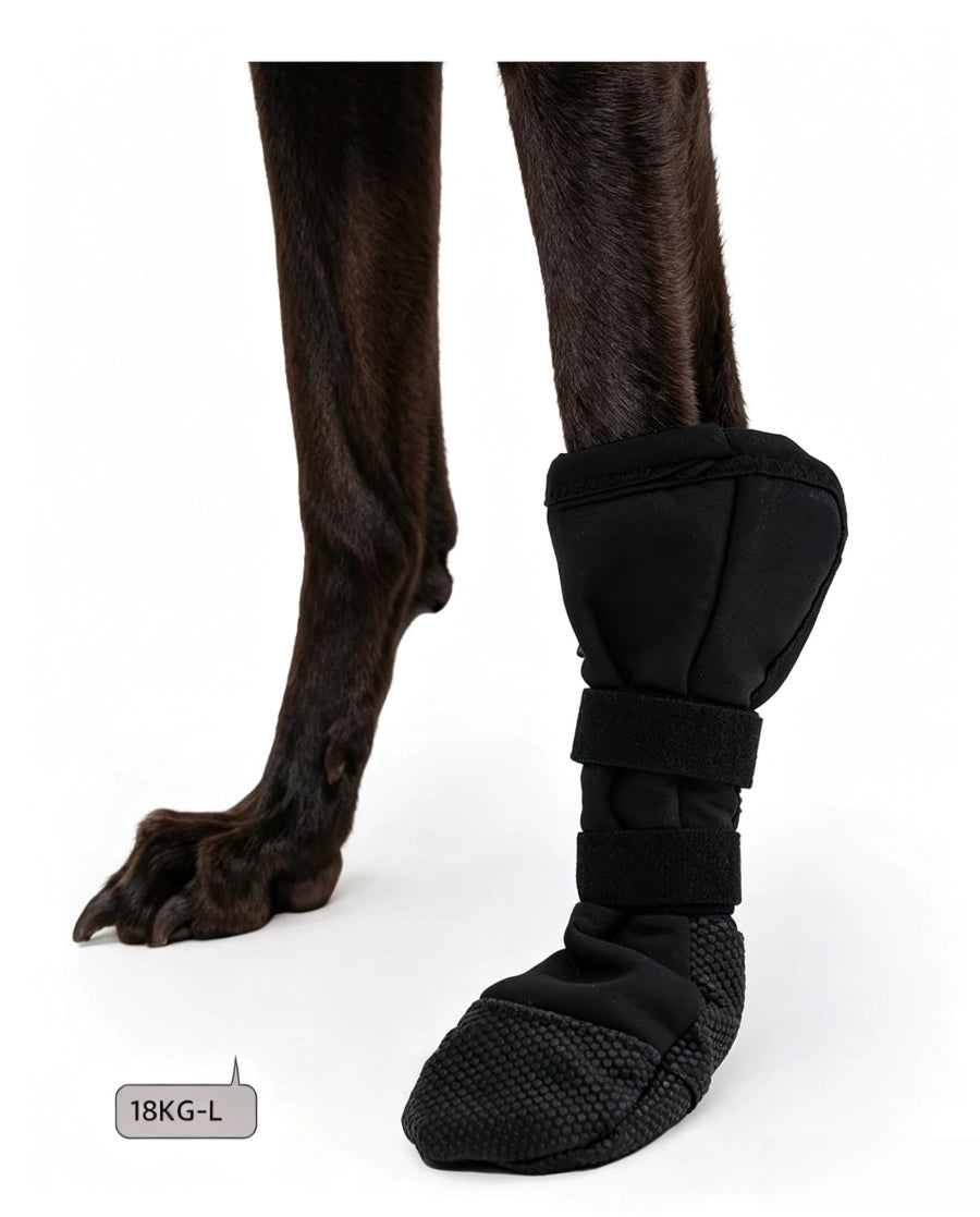 Long Cuff Dog Anti‑Slip Protective Boot, Polyester Boot for Senior Injured Dogs Prevent Paw Licking