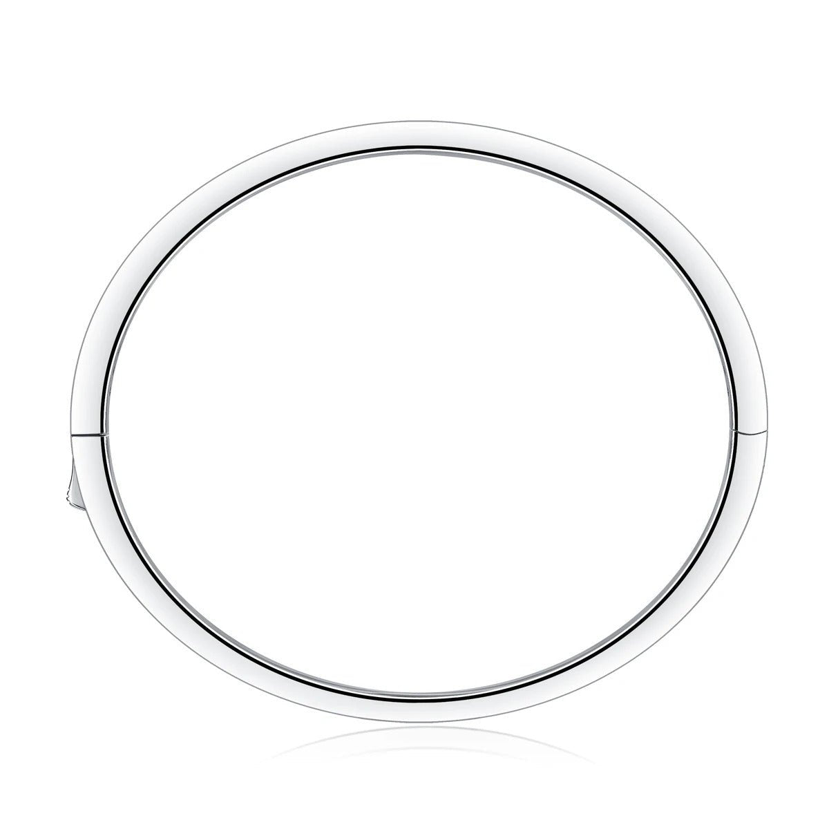 Charmsolo 1.18Ct Moissanite Full Eternity Bangle | S925 Silver 18K White Gold Plated | VVS1 D Color 8H8A Cut GRA Certified | B12852