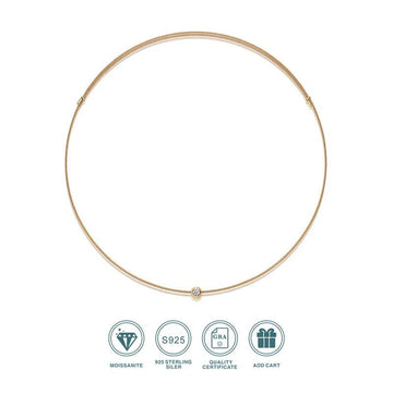 Charmsolo 925 Sterling Silver Moissanite Zodiac Year Necklace | VVS1 D Color 0.3ct | N15559