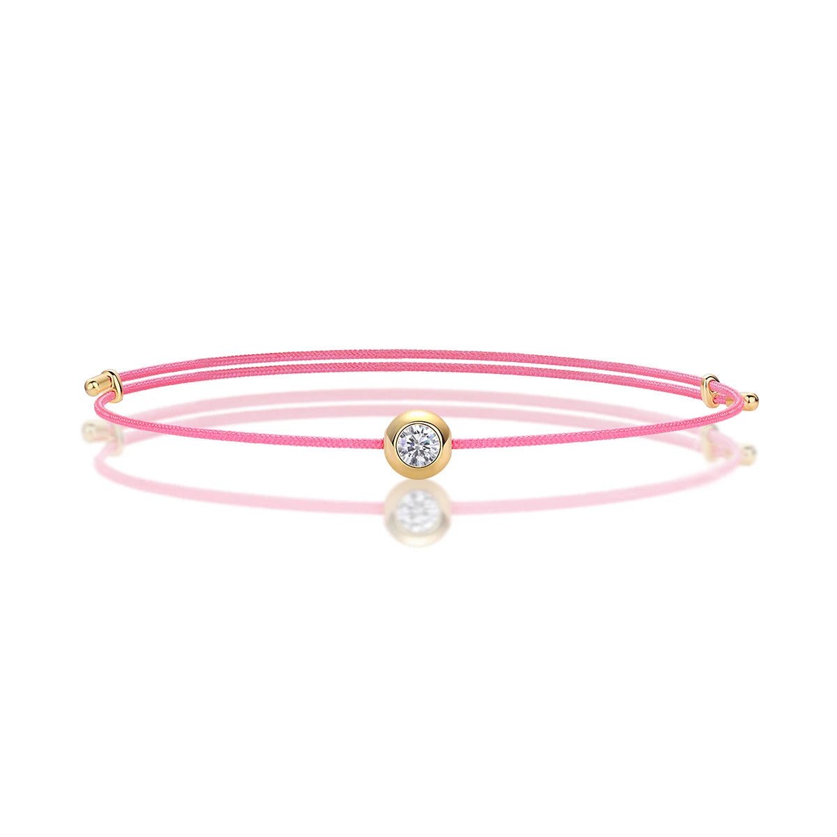 Charmsolo Moissanite Inlay Bracelet | 925 Sterling Silver | 6 Colors