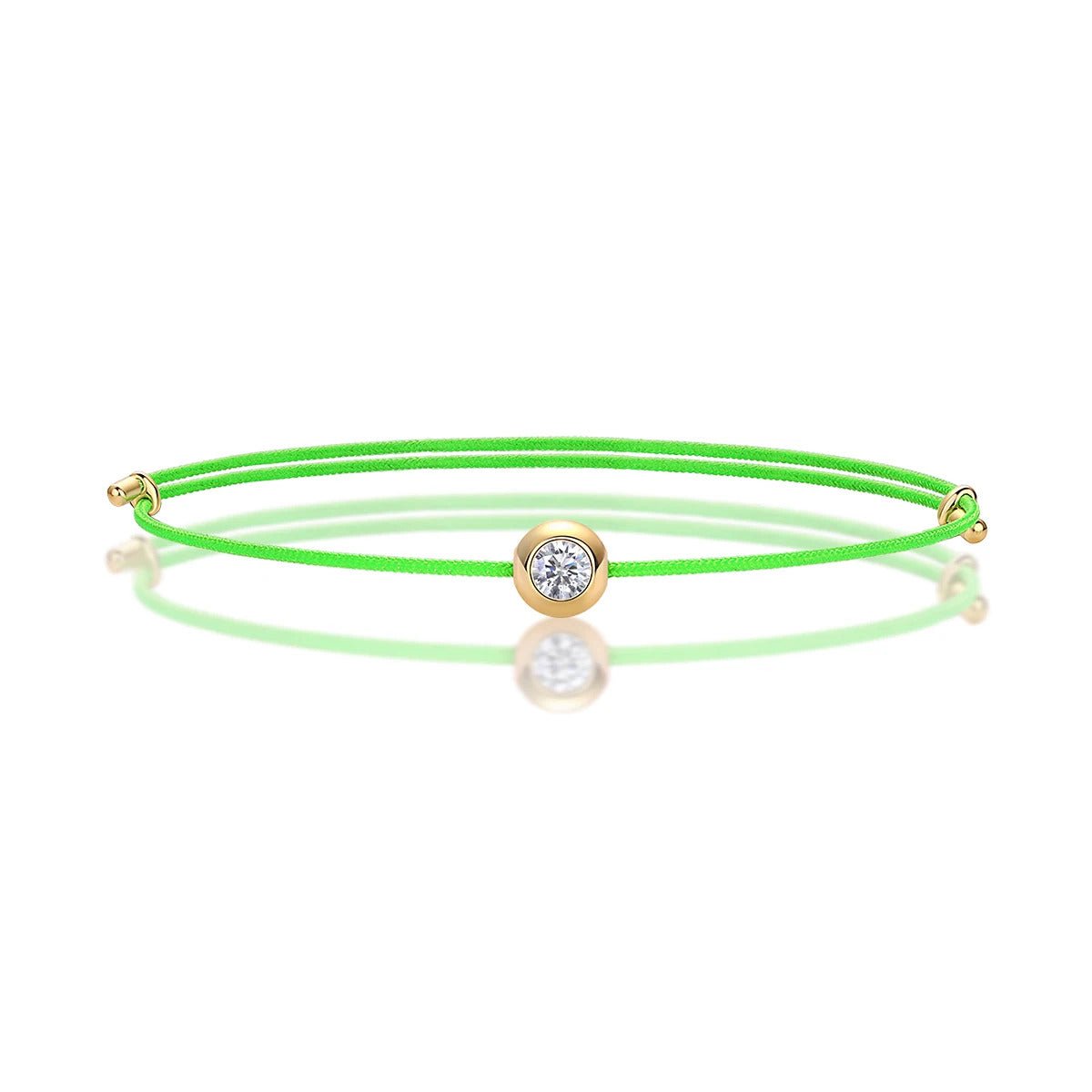 Charmsolo Moissanite Inlay Bracelet | 925 Sterling Silver | 6 Colors
