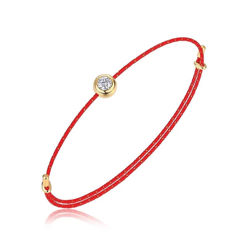 Charmsolo Moissanite Inlay Bracelet | 925 Sterling Silver | 6 Colors