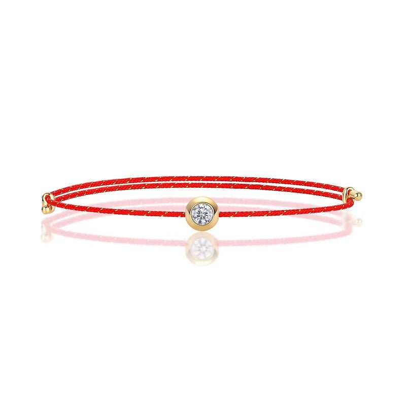 Charmsolo Moissanite Inlay Bracelet | 925 Sterling Silver | 6 Colors
