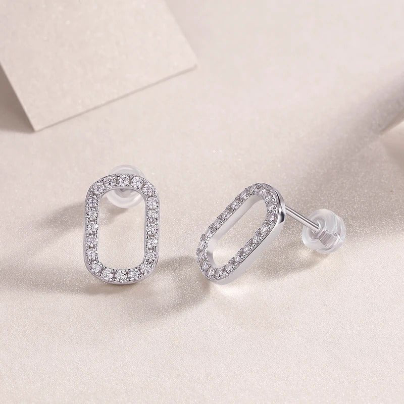 Icy Flower Moissanite Stud Earrings | S925 Silver 18K Gold Plated | 4 VVS1 D-Color Stones | GRA Certified | Charmsolo