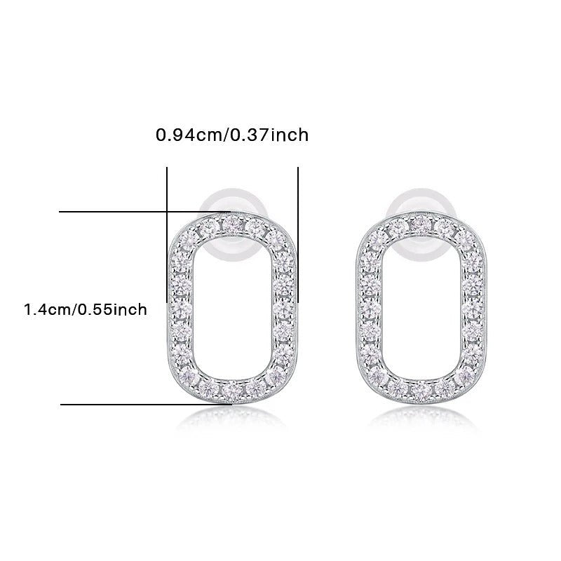 Icy Flower Moissanite Stud Earrings | S925 Silver 18K Gold Plated | 4 VVS1 D-Color Stones | GRA Certified | Charmsolo