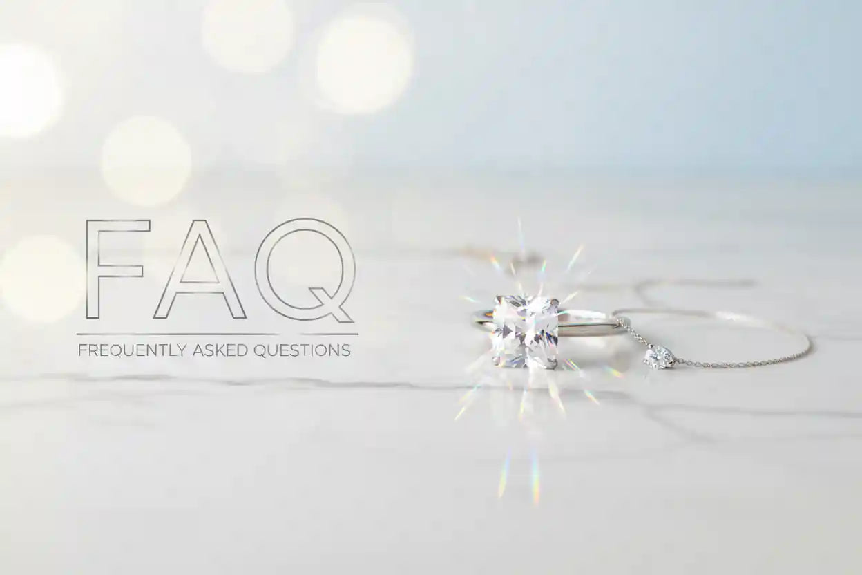 Moissanite Jewelry FAQ Banner