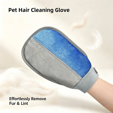 Reusable Static Pet Hair Remover Glove Breathable Mesh Back For Sofa Clothing Pet Bed
