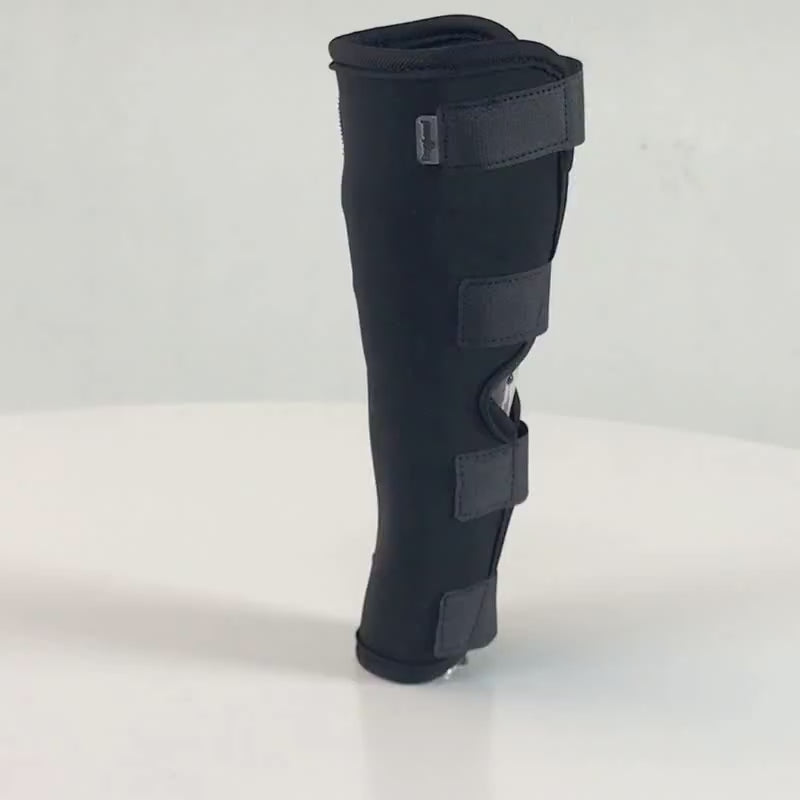 Dog Leg Support Brace Neoprene Black S‑XL For Sprain Arthritis Post‑Surgery Recovery